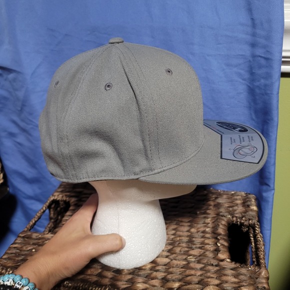 Cinch‎ Flexfit 110 Hat Gray Logo Baseball Cap OSFA fitflex tech new snapback - Picture 5 of 11